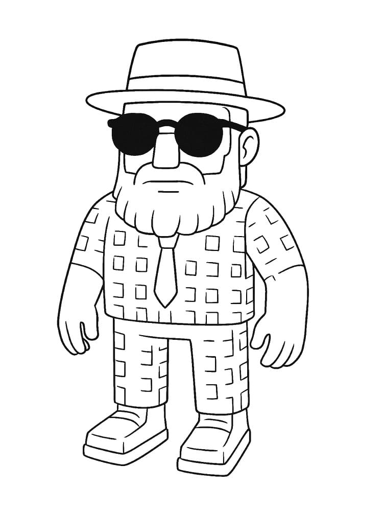 Steal a Brainrot (8) omalovánka