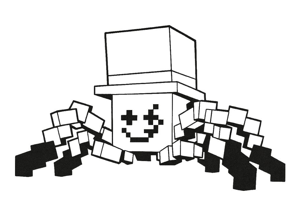 Steal a Brainrot SpyderSammy omalovánka