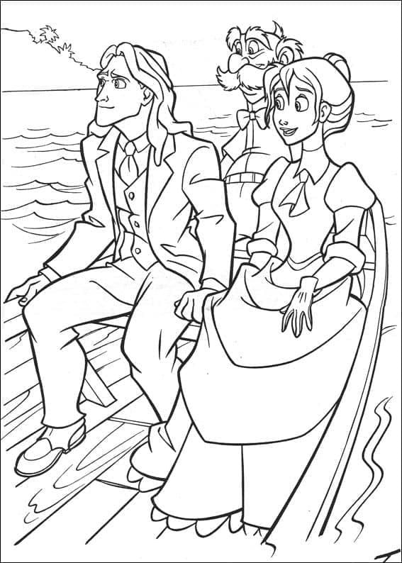 Tarzan v Disney omalovánka