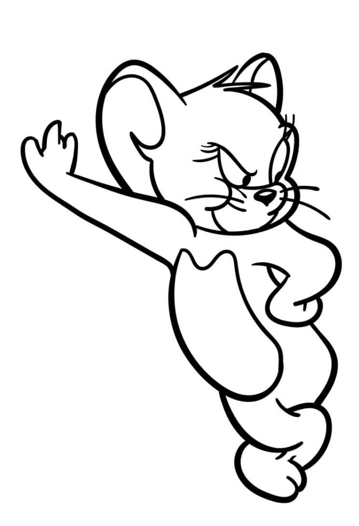 Omalovánka Tisk Tom a Jerry