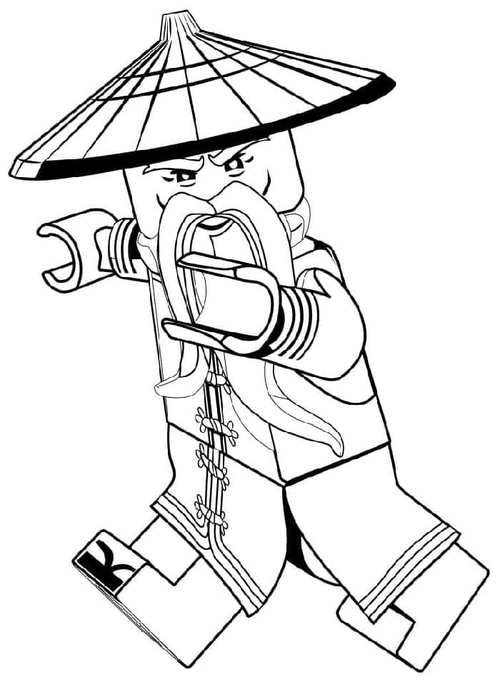 Tisknutelná Ninjago omalovánka