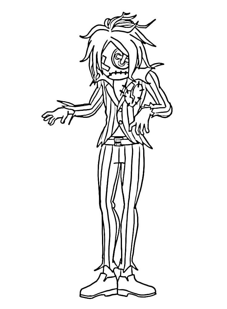 Tisknutelný Fortnite omalovánka