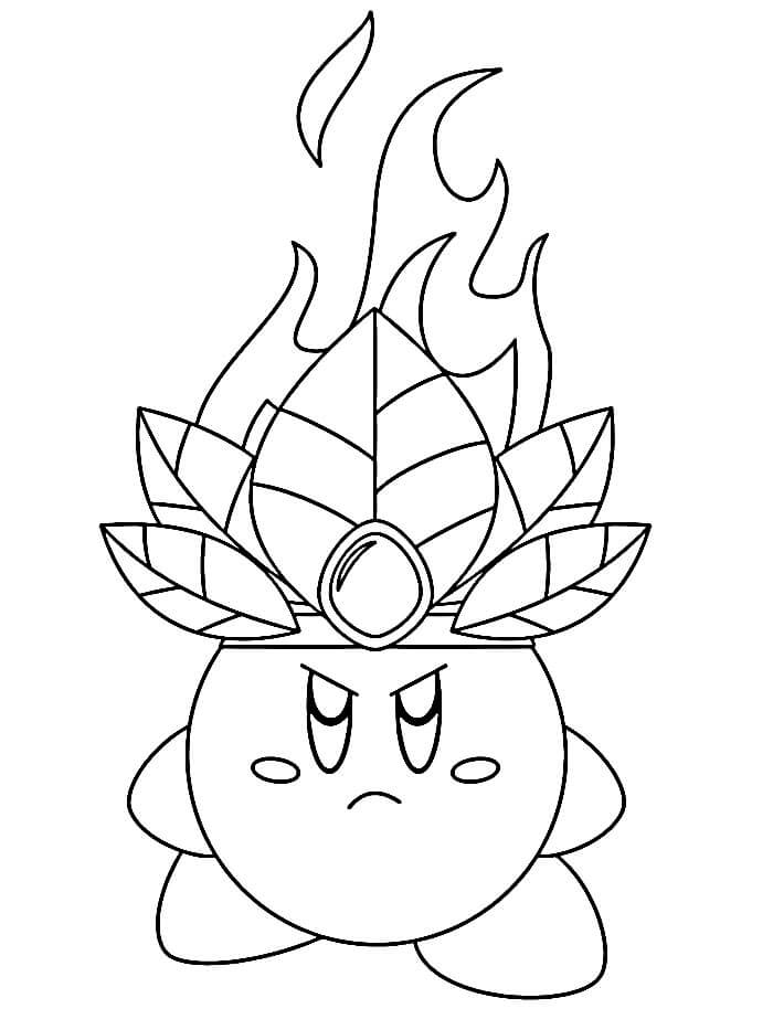 Tisknutelný Zdarma Kirby omalovánka