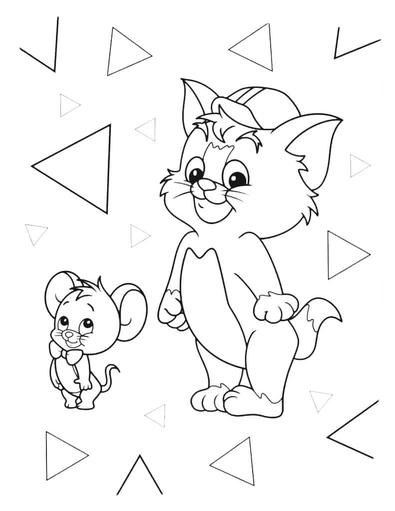 Tom a Jerry (4) omalovánka