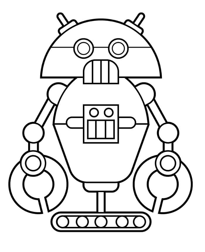 Úžasný Robot omalovánka