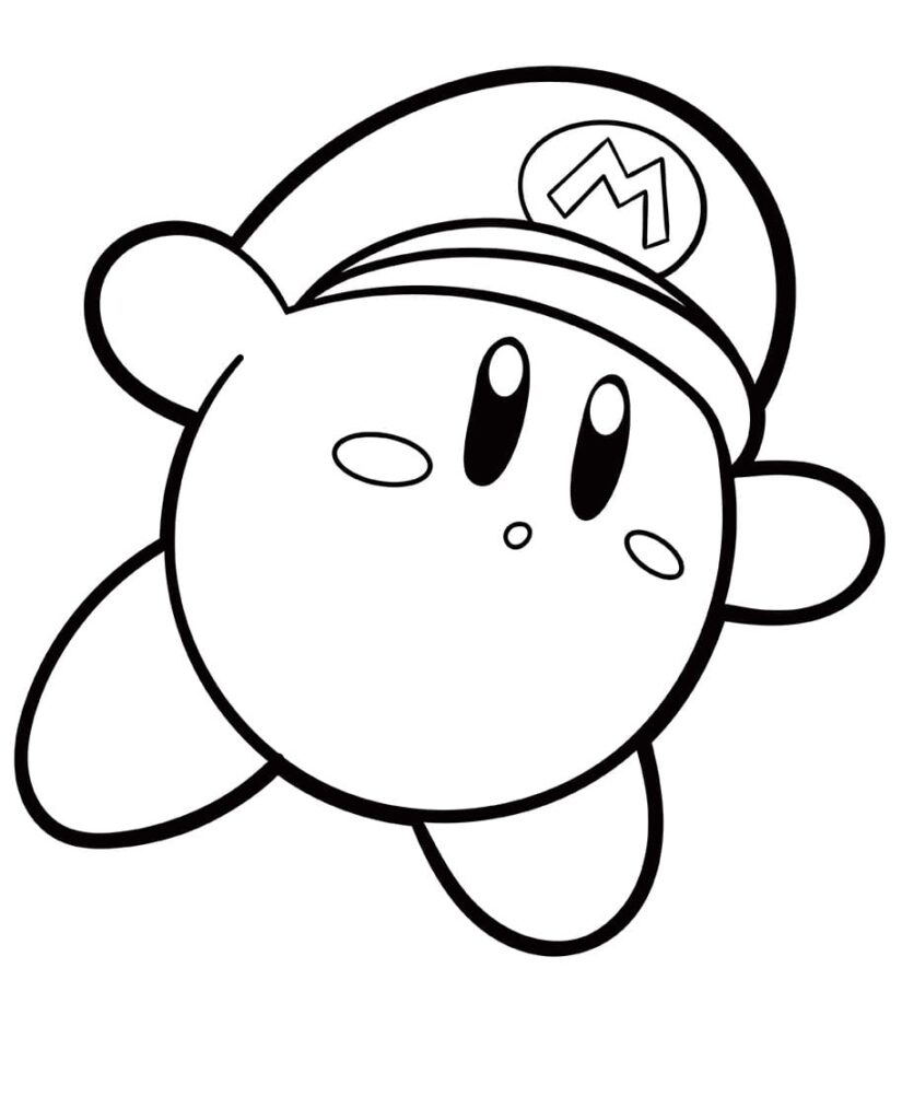 Omalovánka Velmi Roztomilý Kirby