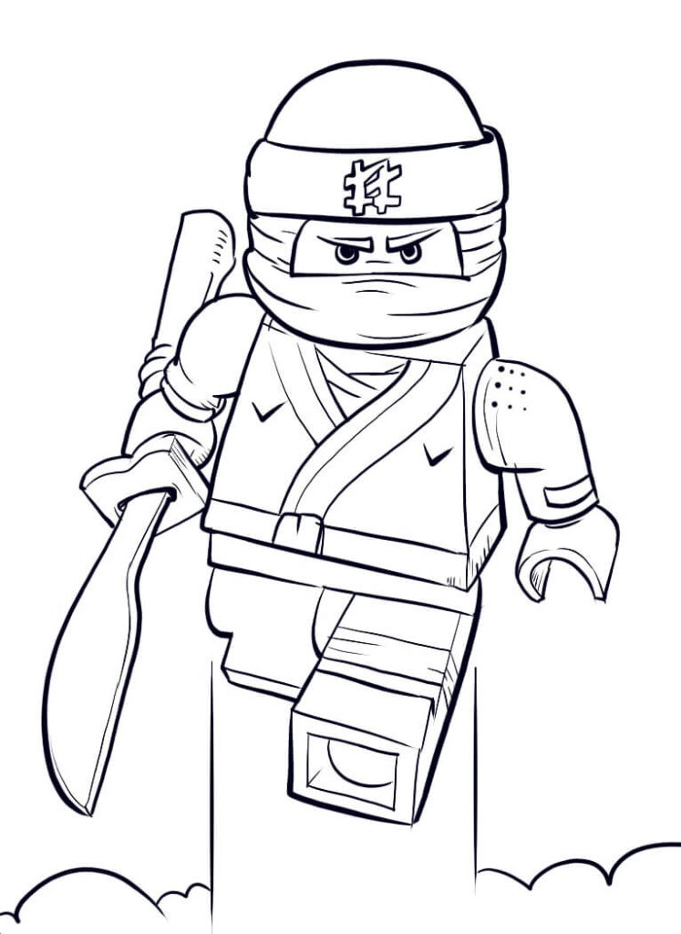 Omalovánka Velmi Úžasné Lego Ninjago