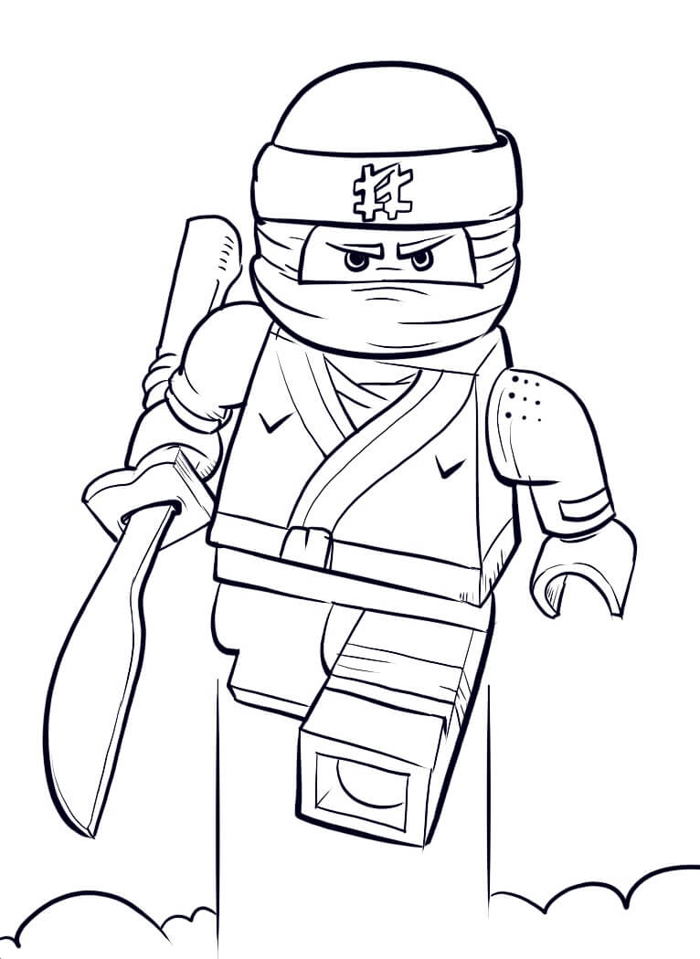 Velmi Úžasné Lego Ninjago omalovánka