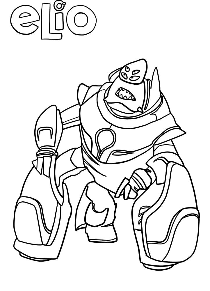 Vytisknout Elio omalovánka