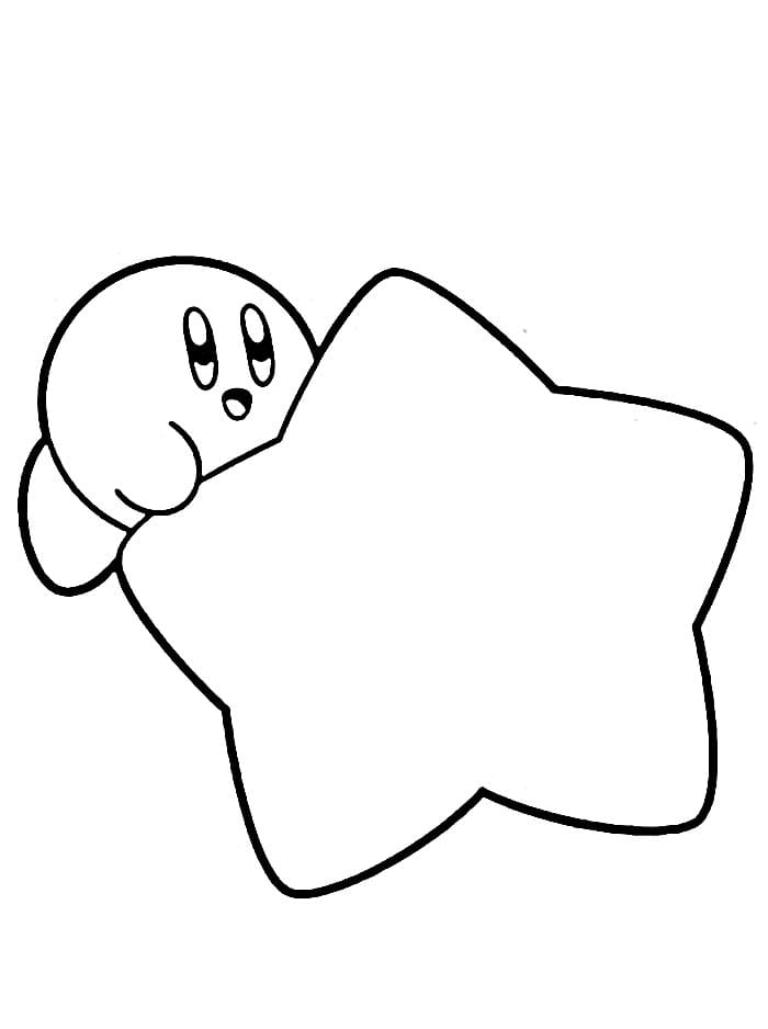 Vytisknout Kirby omalovánka