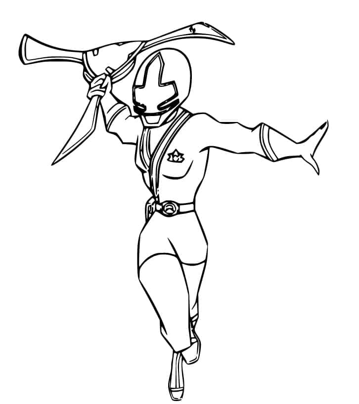 Vytisknout Power Rangers omalovánka