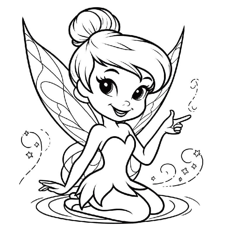 Vytisknutelná Zdarma Zvonilka omalovánka