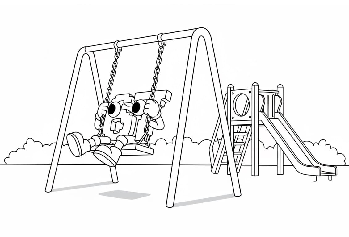 Zdarma 67 Brainrot pro děti omalovánka