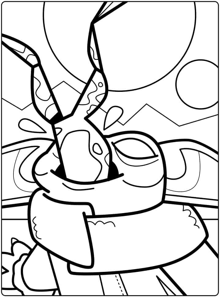 Zdarma Baby Yoda omalovánka