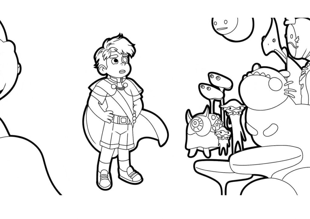 Omalovánka Zdarma Elio