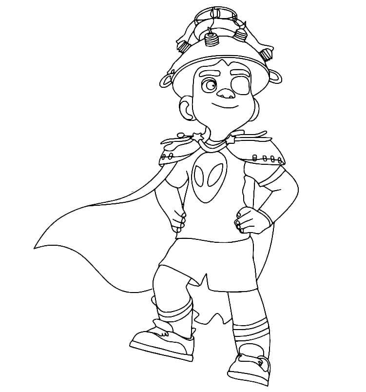 Zdarma Elio Tisknutelný omalovánka