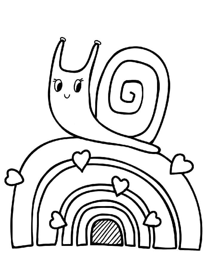 Zdarma Hlemýžď pro Děti omalovánka