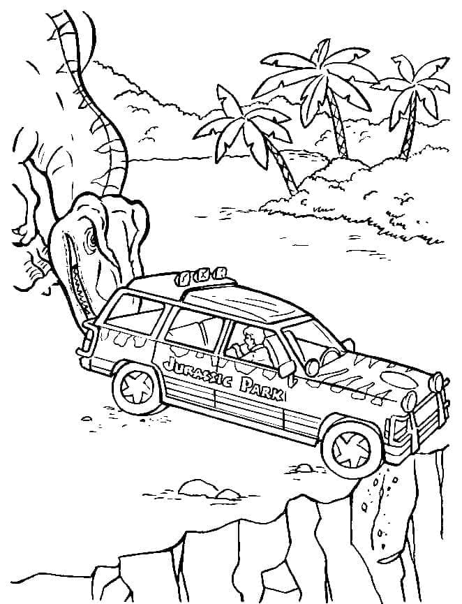 Zdarma Jurský Svět k Vytisknutí omalovánka