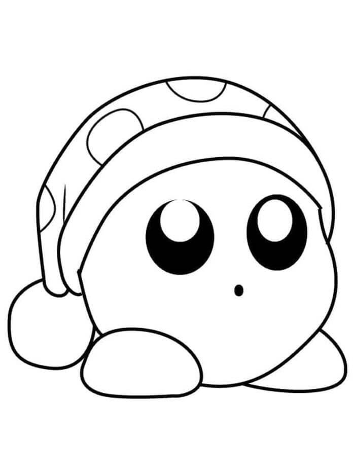 Zdarma Kirby k Vytisknutí omalovánka