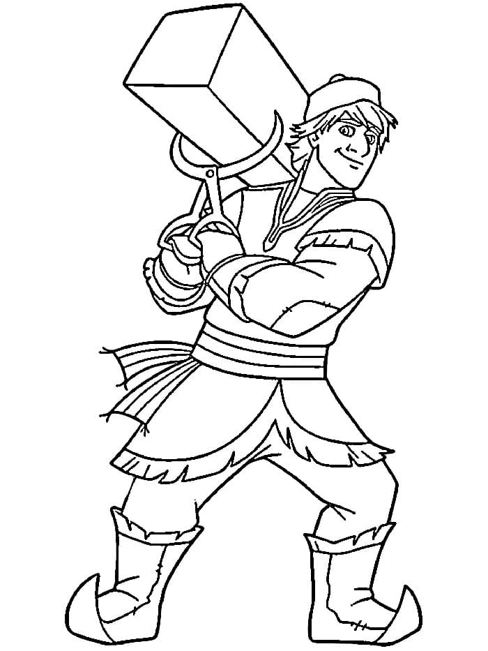 Zdarma Ledové království Obrázek omalovánka