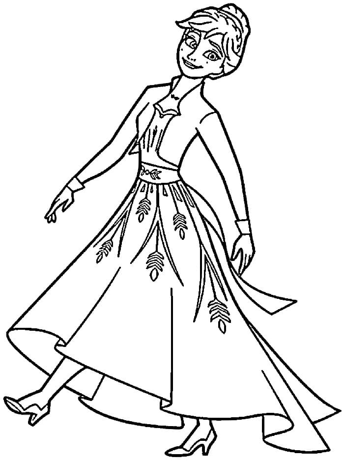 Zdarma Ledové království k Vytisknutí omalovánka