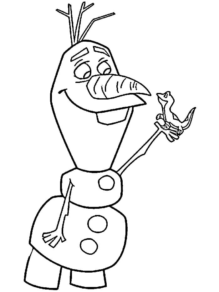 Zdarma Ledové království pro Děti omalovánka