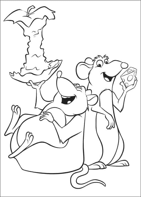 Zdarma Ratatouille Obrázek omalovánka