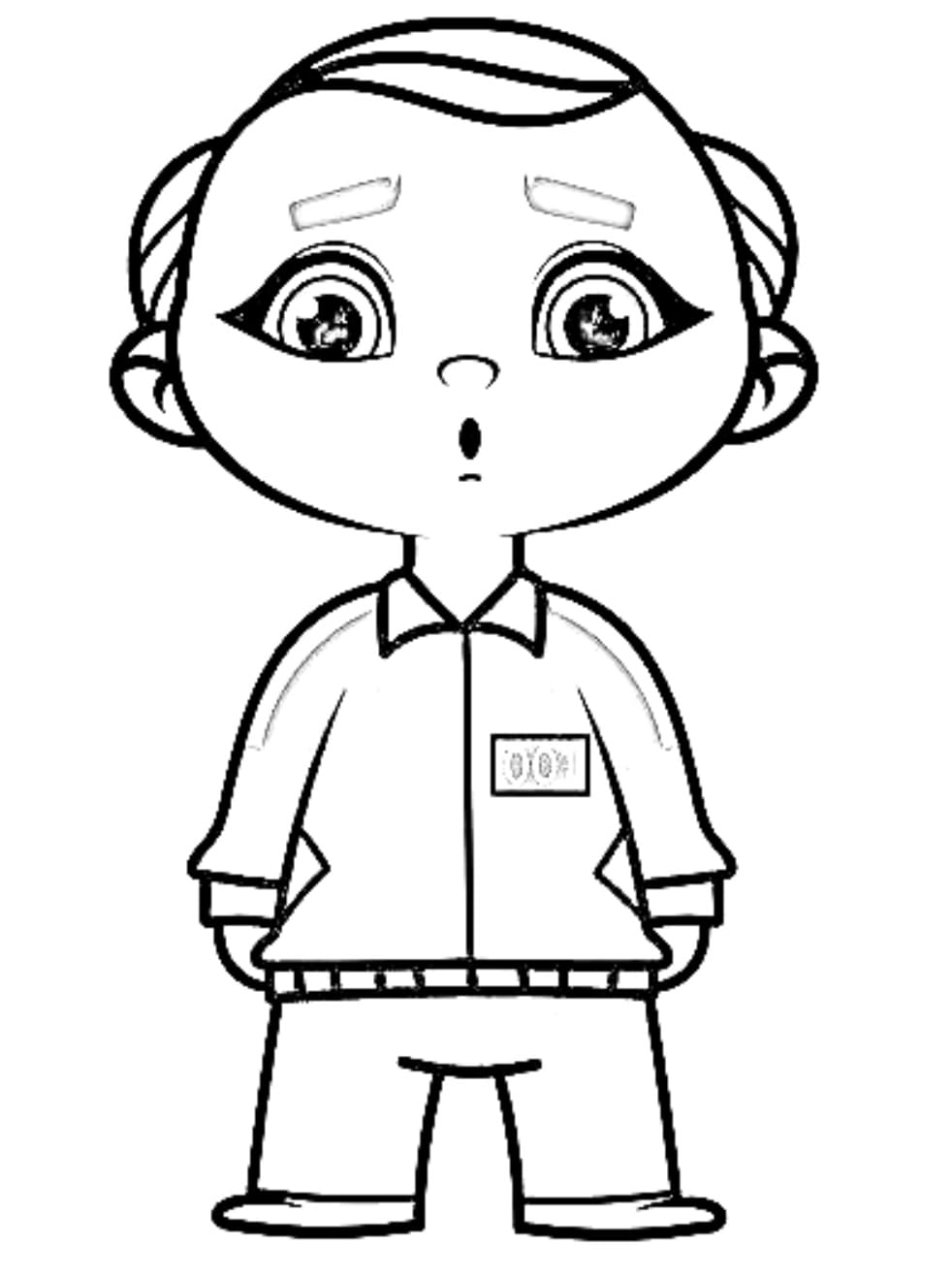 Zdarma Squid Game Tisknutelný omalovánka