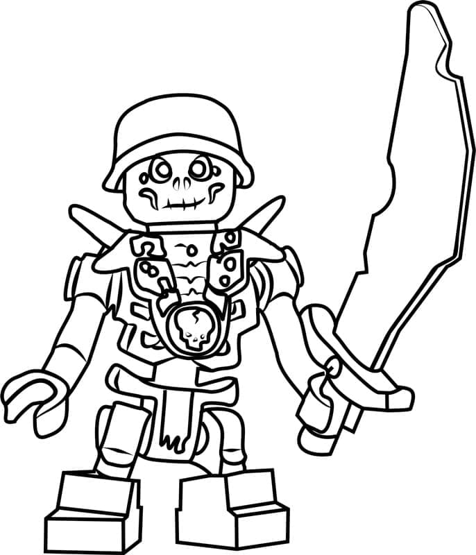 Zdarma Tisknutelná Ninjago omalovánka
