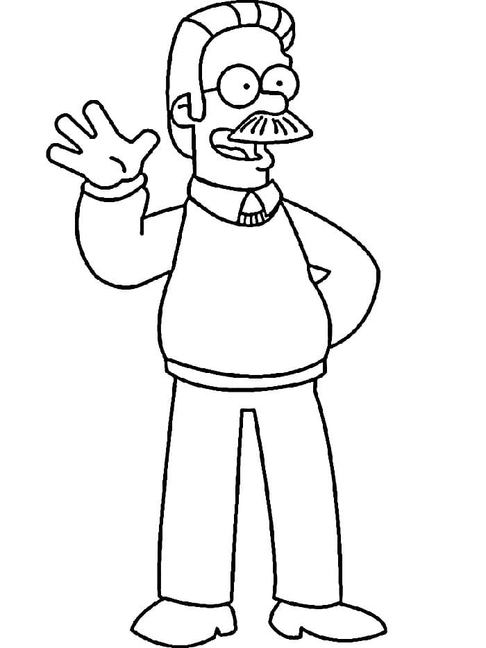 Zdarma Tisknutelní Simpsonovi omalovánka