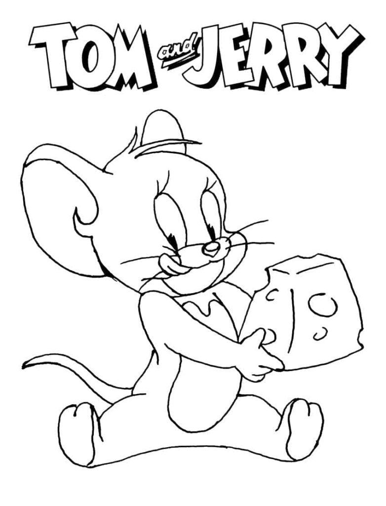 Omalovánka Zdarma Tom a Jerry pro Děti