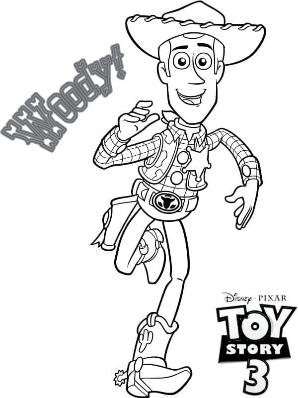 Zdarma Toy Story Obrázek omalovánka