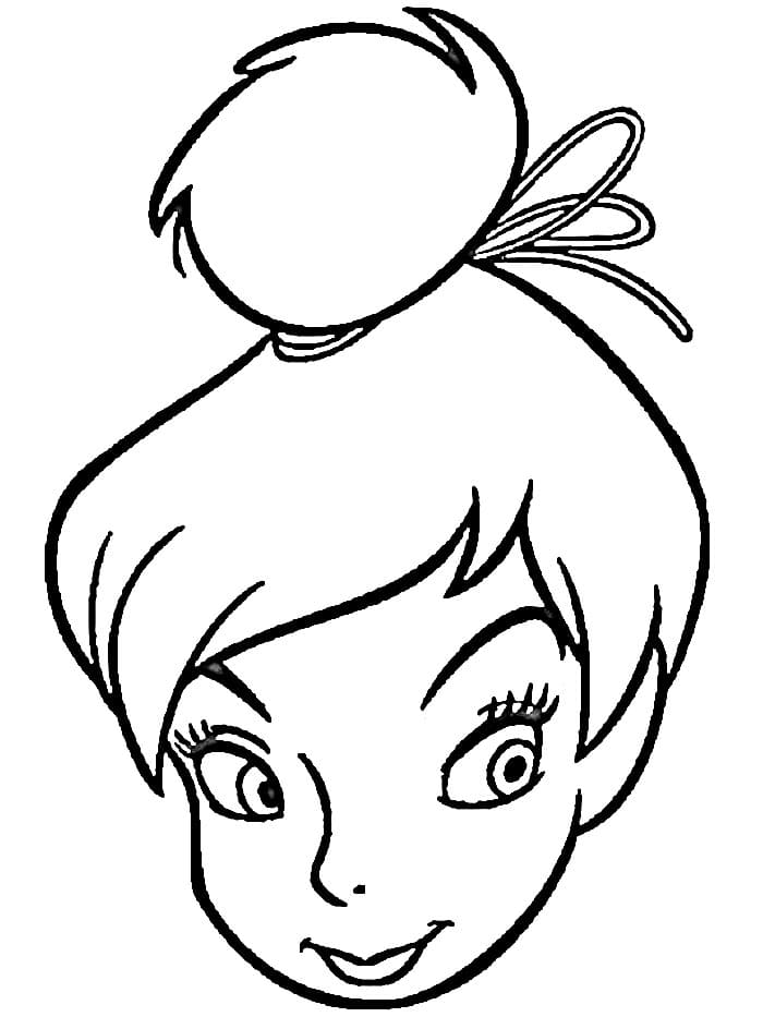 Zvonilka Víla omalovánka