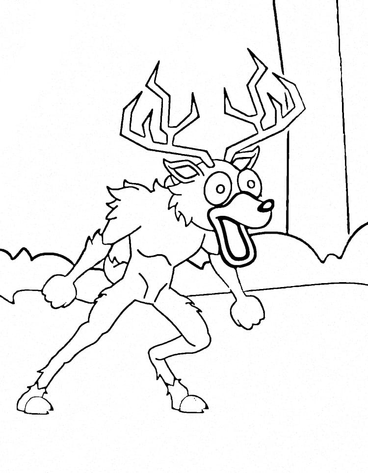 99 Nocí v Lese (1) omalovánka