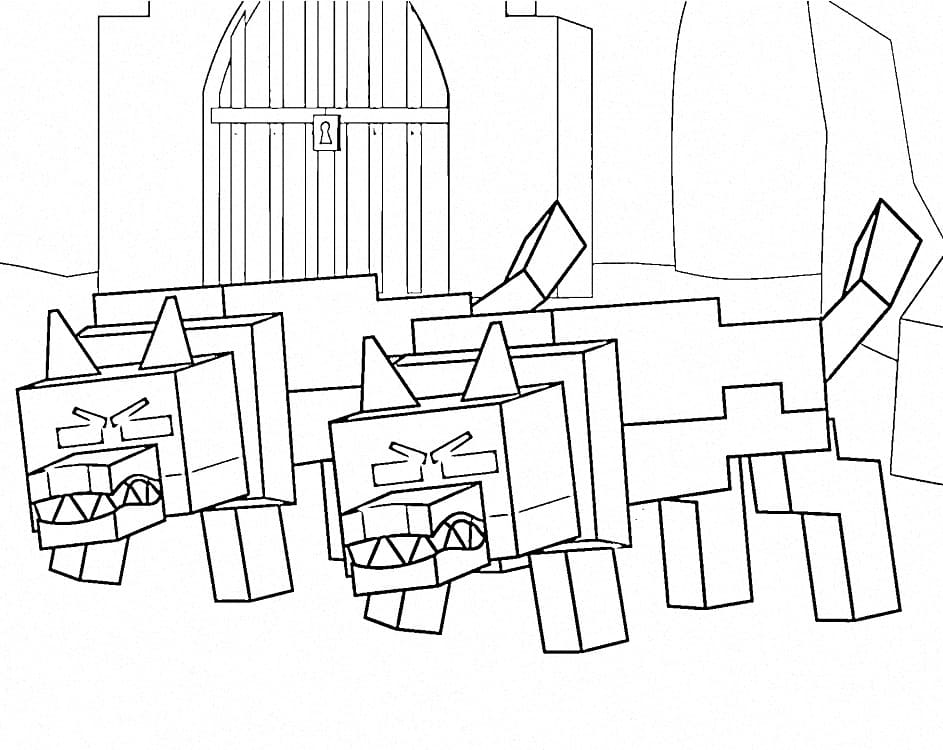 99 nocí v lese zdarma tisknutelný omalovánka