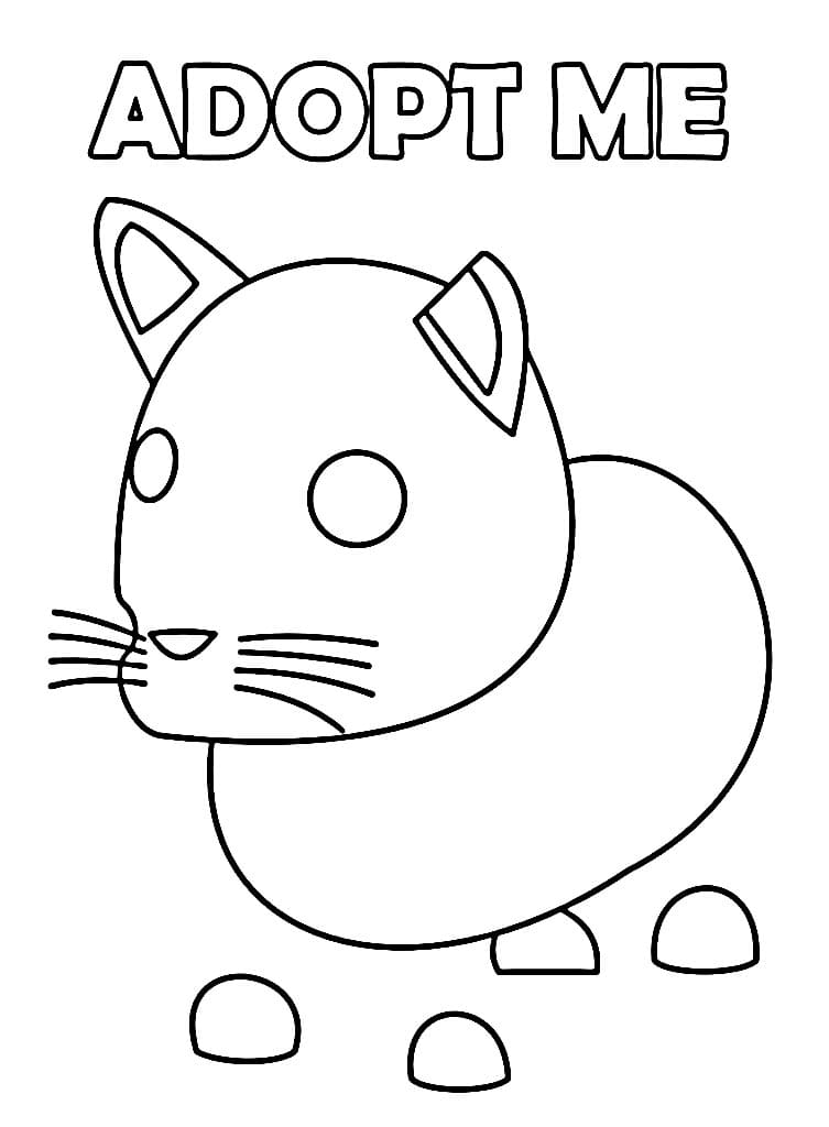 Adopt Me (8) omalovánka
