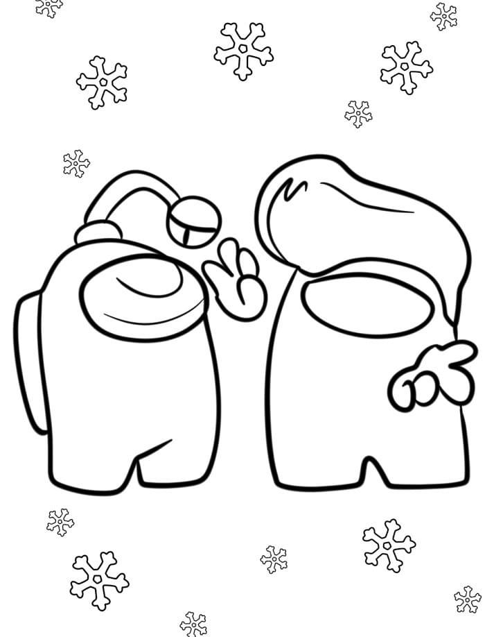 Among Us Hra omalovánka