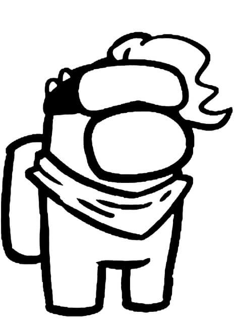 Among Us Tisknutelné Zdarma omalovánka