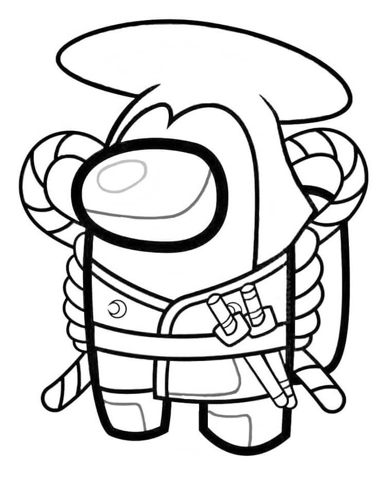 Among Us Tisknutelné omalovánka