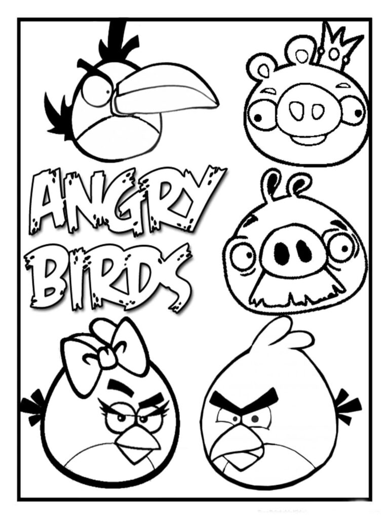 Omalovánka Angry Birds (11)