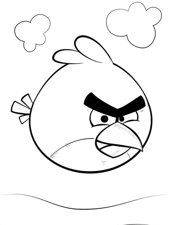 Angry Birds (2) omalovánka