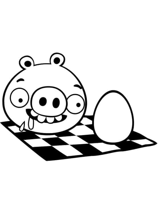 Angry Birds Bezplatně omalovánka