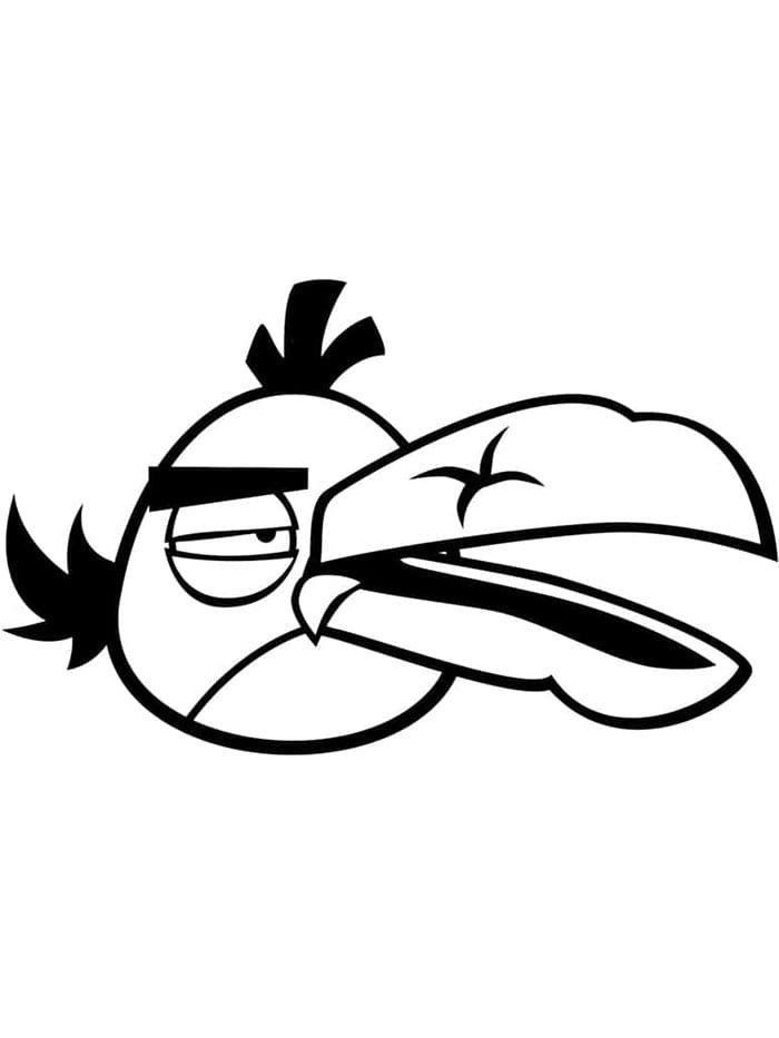 Angry Birds Zdarma Tisknutelné omalovánka