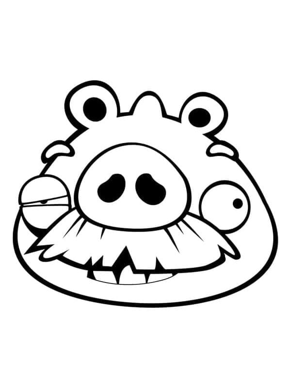 Angry Birds na Vytištění omalovánka