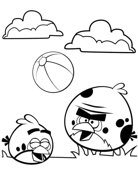 Angry Birds pro Děti 6 Let omalovánka