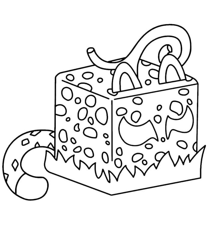 Blox Fruits Hra omalovánka