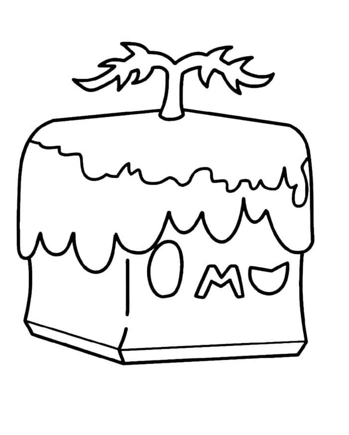 Blox Fruits Obrázek Zdarma omalovánka