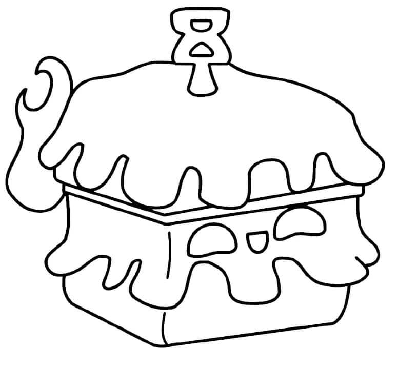 Blox Fruits Vymalovatelný Pro Děti omalovánka