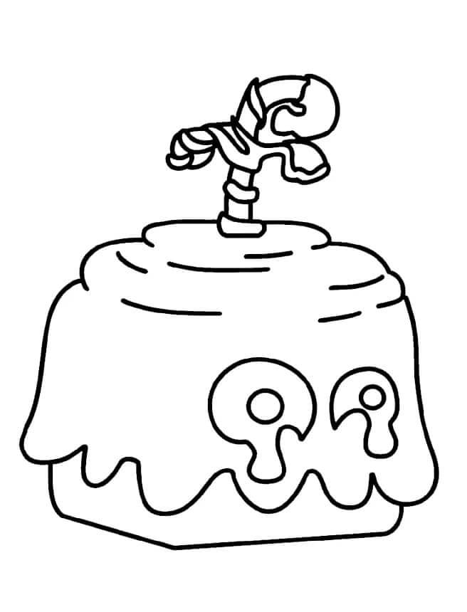 Blox Fruits Vytisknutelné Zdarma omalovánka