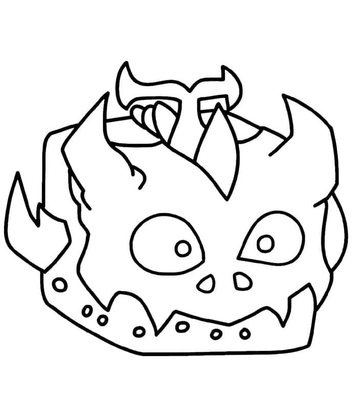 Blox Fruits Vytisknutelné omalovánka